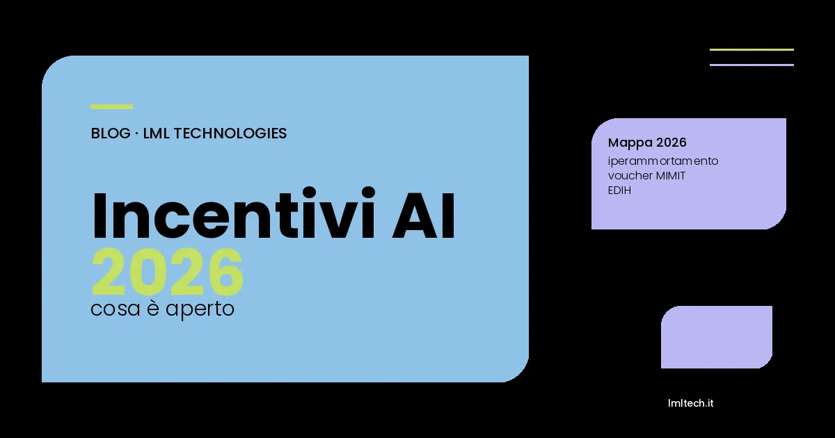 Incentivi AI 2026: cosa è aperto