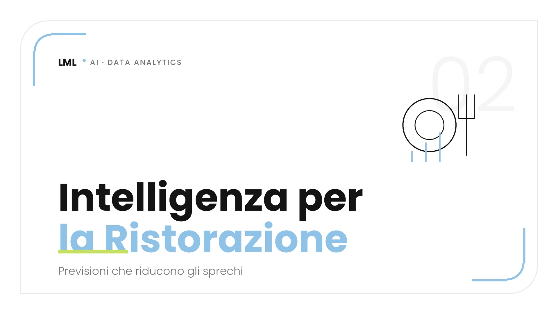 Dashboard AI per ristorazione con previsioni di domanda e analisi food cost