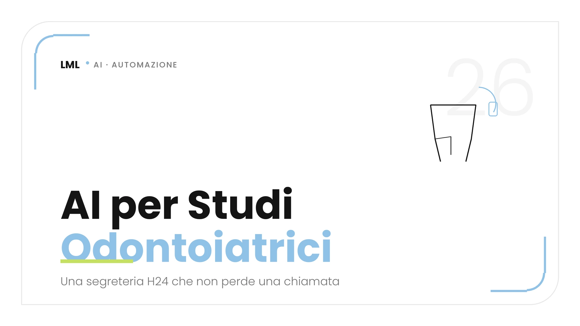 Segreteria odontoiatrica con assistente telefonico AI e chatbot WhatsApp per gli appuntamenti