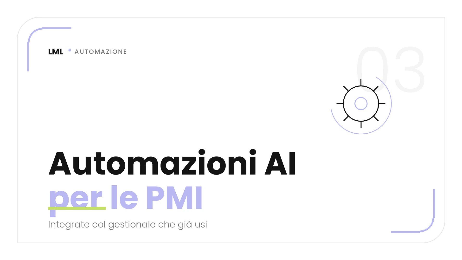 Schema di automazioni AI integrate con i gestionali di una PMI